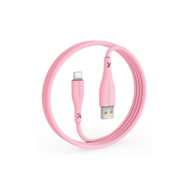 FINGERS COL-TYPEC-02 3.0A 1M - USB C - PASTEL PINK