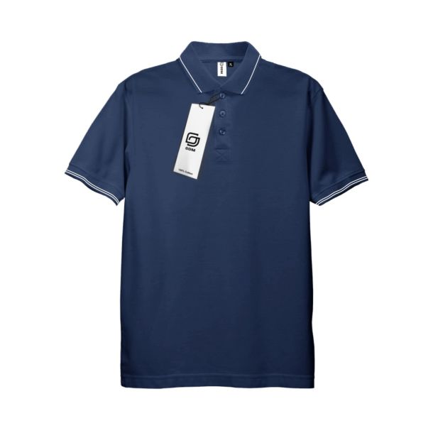GDM Men's Navy Blue Polo T-Shirt - Size M