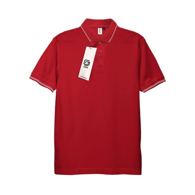 GDM Mens Red Polo T-Shirt - Size M