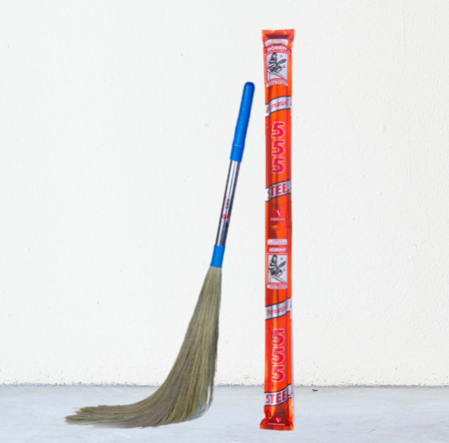 Monkey 555 International Steel-Handle Broom(Pack of 1)
