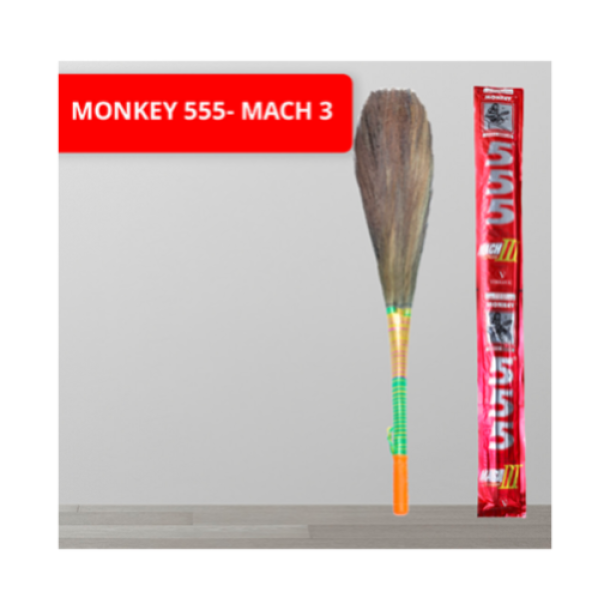 Monkey 555 Mach 3 Natural Grass Broom