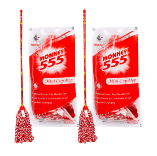 Monkey 555 Mini Cup Mop (Pack of 2)