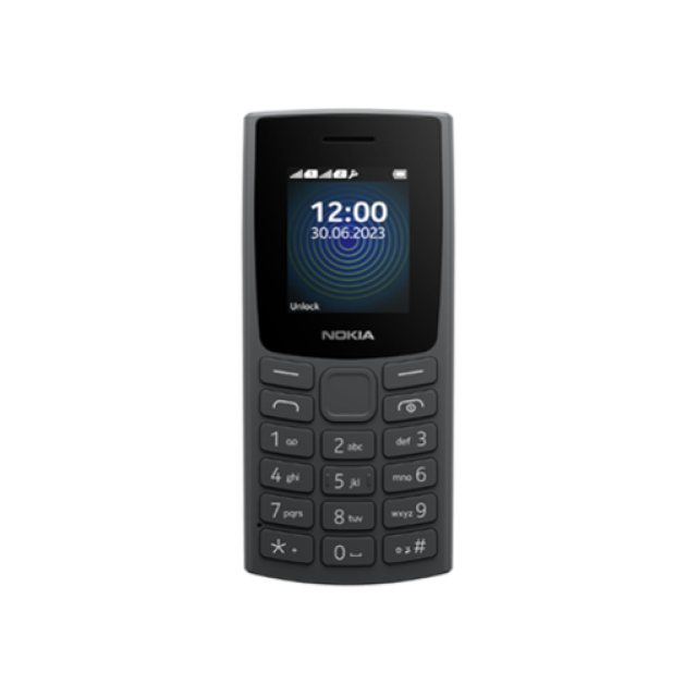 NOKIA 110 with MP3  layer, Rear Camera & Long Battery (Charcoal)