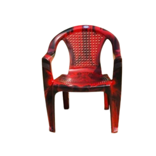 Plastic Chair with Arm - JST07 Maroon