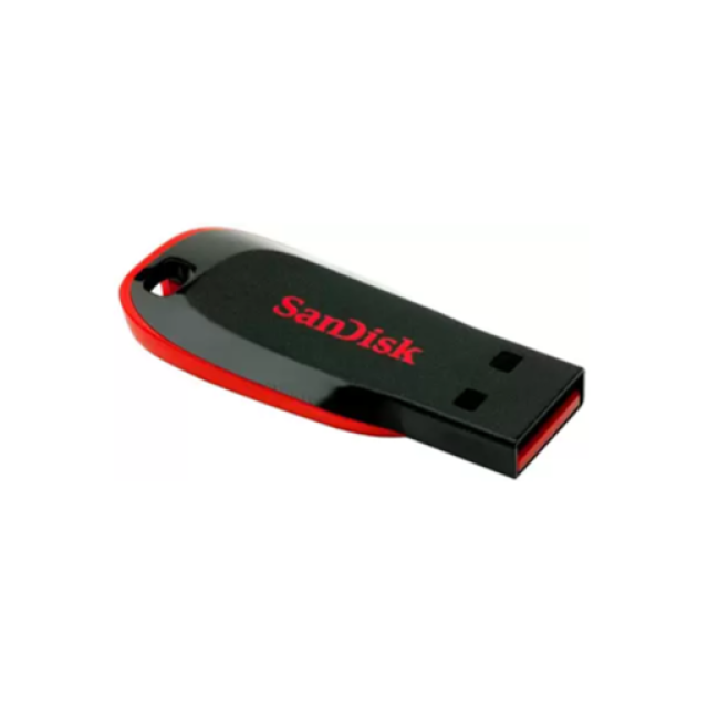 SANDISK CRUZER BLADE USB 2.0 FLASH DRIVE  - PENDRIVE - 128GB