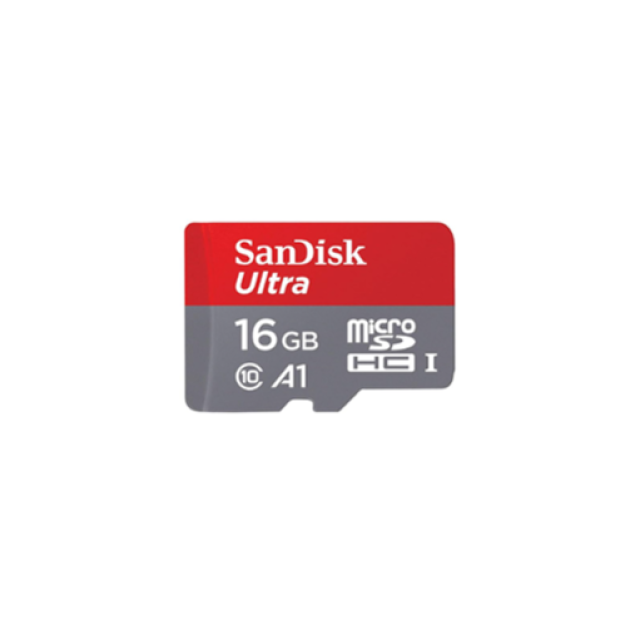 SANDISK ULTRA MICRO SDHC UHS-1 CARD - MEMORY - 16GB