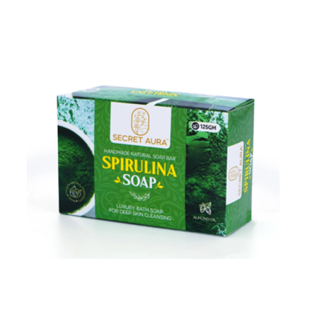 SECRET AURA SPIRULINA SOAP - 125GM