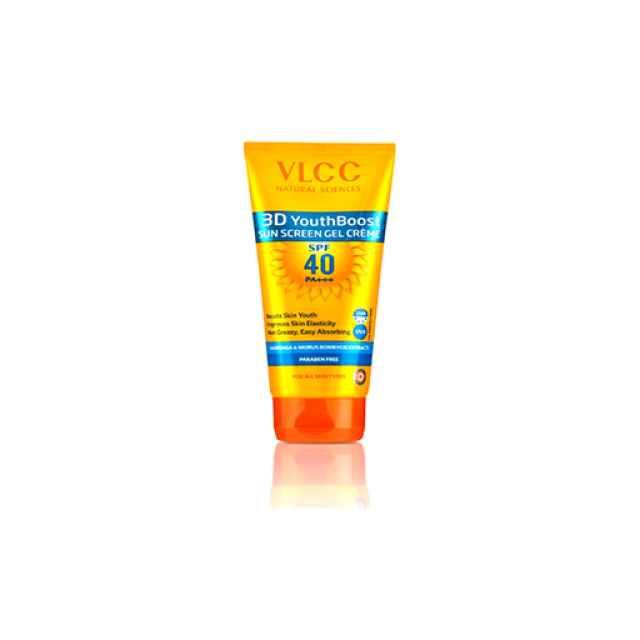 VLCC 3D Youth Boost SPF 40 Sunscreen Gel Cream 100gm