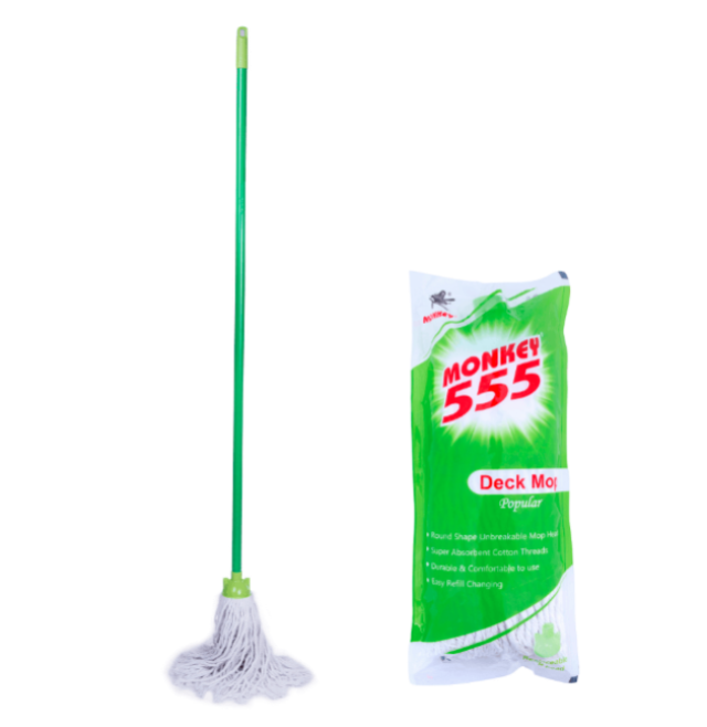 Monkey 555 Plastic Deck (Round) Mop - Pack of 1