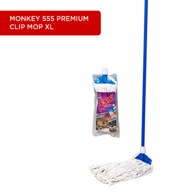 Monkey 555 Premium Clip Mop XL - Pack of 1